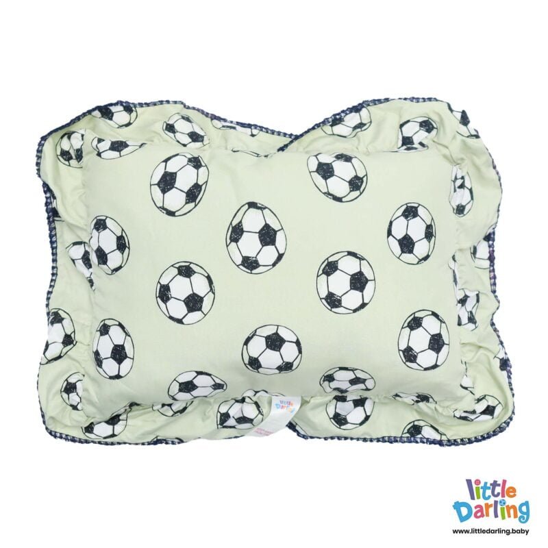 Head Pillow Set PK Of 3 Football print | Little Darling