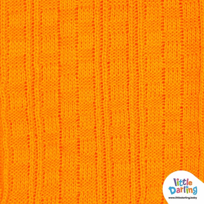 Baby Woolen Shawl Orange | Little Darling