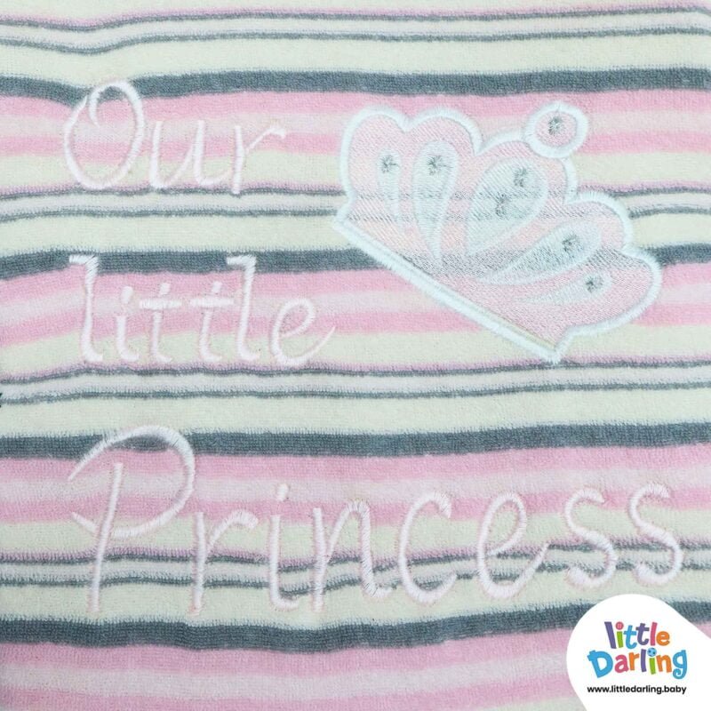 Infant Moses Basket Little Princes Pink Stripes | Little Darling