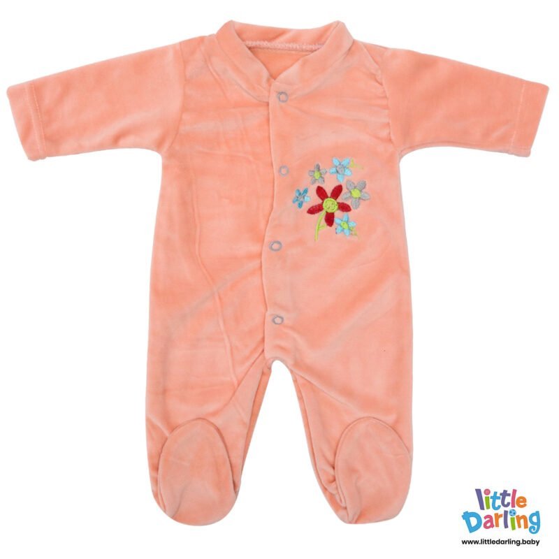 Newborn Baby Giftset 8 Pcs Pink Color Flower Pattern | Little Darling