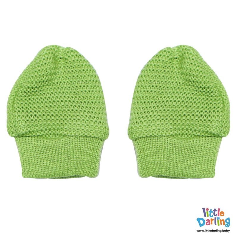 Newborn Baby Gift Set Pk Of 4 Green Color | Little Darling